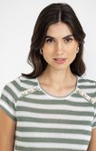 Tee-shirt rayé manches courtes
