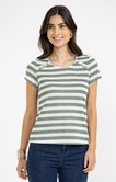 Tee-shirt rayé manches courtes