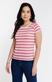Tee-shirt rayé manches courtes