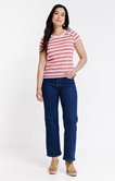 Tee-shirt rayé manches courtes