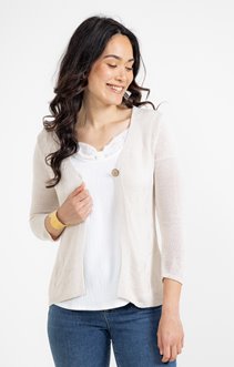 Cardigan tricotage fantaisie