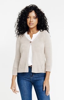 Cardigan tricotage fantaisie