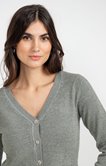 Cardigan boutons fantaisies