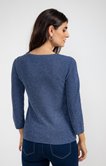 Pull matiere brillante