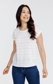 Tee-shirt rayé manches courtes