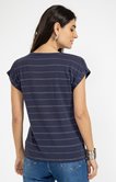 Tee-shirt rayé manches courtes