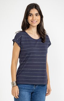 Tee-shirt rayé manches courtes
