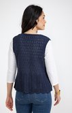 Cardigan maille brillante