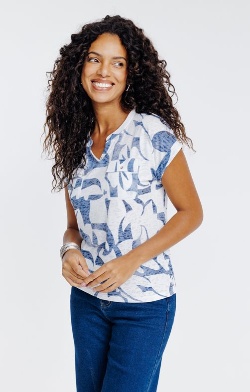 Tee-shirt imprimé manches courtes