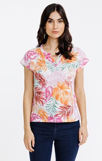 Tee-shirt imprimé manches courtes