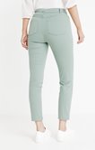 Pantalon coupe slim broderie fleur