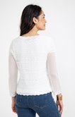 Cardigan tricotage fantaisie