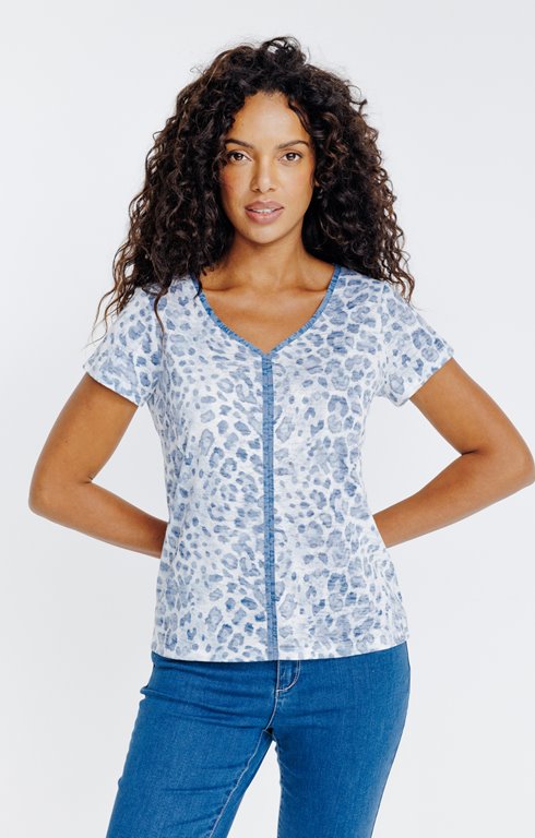 Tee-shirt imprimé manches courtes