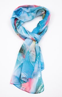 GRAND FOULARD LEGER IMPRIME