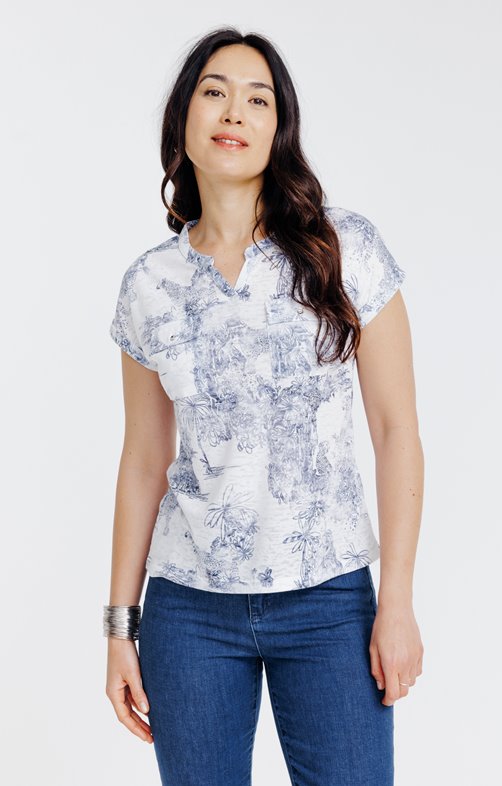 Tee-shirt imprimé manches courtes