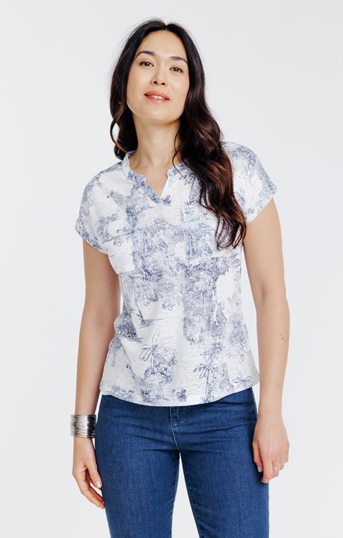 Tee-shirt imprimé manches courtes