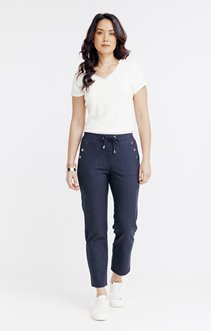 pantalon coupe jog detail bouton