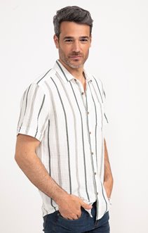 Chemise manches courtes double gaze