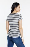Tee-shirt rayé manches courtes