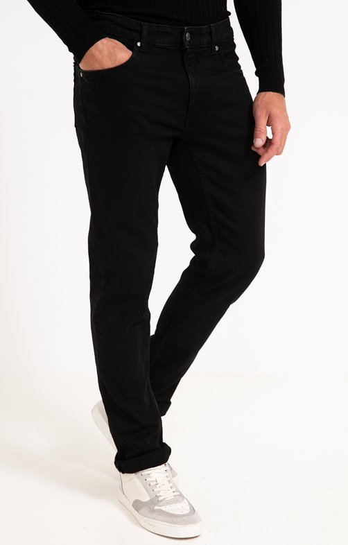 Jean coupe regular Noir