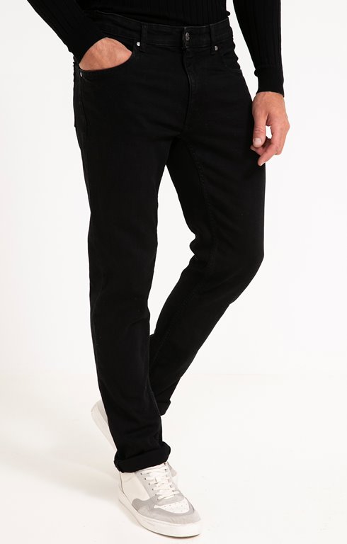 Jean coupe regular Noir