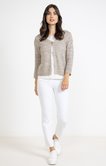 Cardigan tricotage fantaisie
