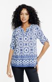 Tunique à imprimé folk avec base