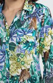 Chemise longue à imprimé jungle