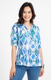 Tunique à imprimé ikat