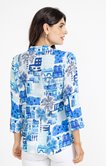 Chemise à imprimé paysage