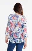 Tunique à imprimé fleur