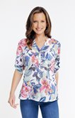 Tunique à imprimé fleur