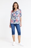Tunique à imprimé fleur
