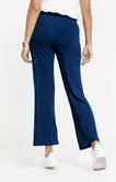 Pantalon maille long ceinturé