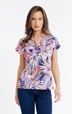 Tee-shirt à imprimé palmier