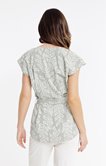 Tunique à imprimé feuillage
