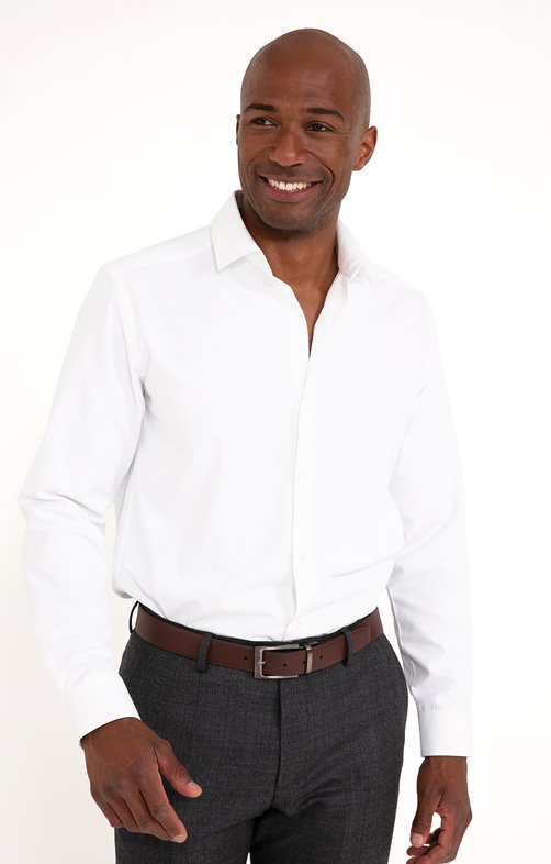 Chemise regular Micropoly