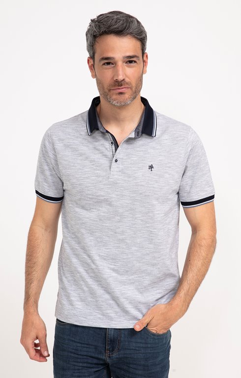 Polo manches courtes Slub