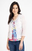 Cardigan maille fantaisie
