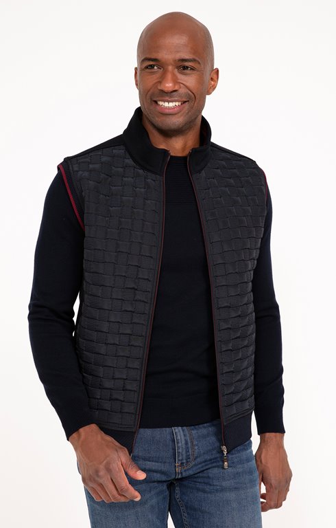 Cardigan sans manches Square