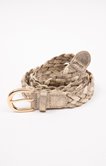 Ceinture pantalon tressée