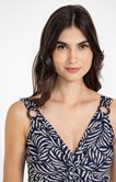 Robe longue imprimée