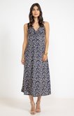 Robe longue imprimée