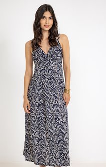 Robe longue imprimée