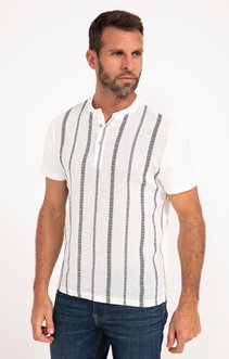 Tee-shirt manches courtes zigzag 