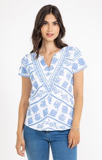 Tee-shirt imprimé manches courtes