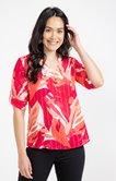 Tunique à imprimé feuillage