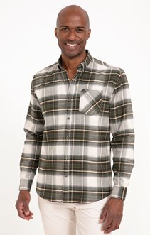 Chemise manches longues à carreaux