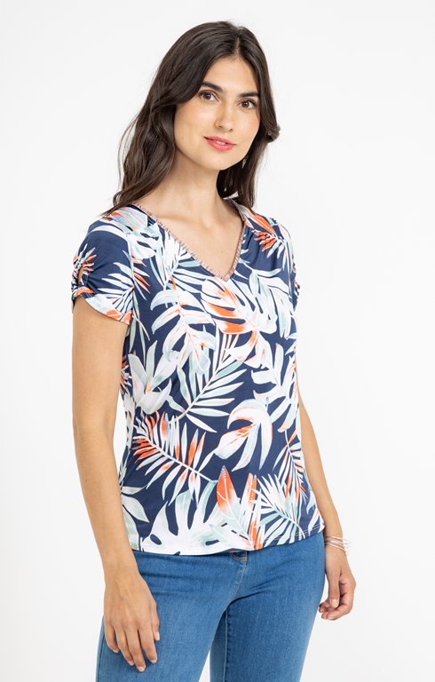 Tee-shirt imprimé manches courtes
