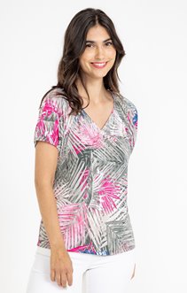 Tee-shirt imprimé manches courtes